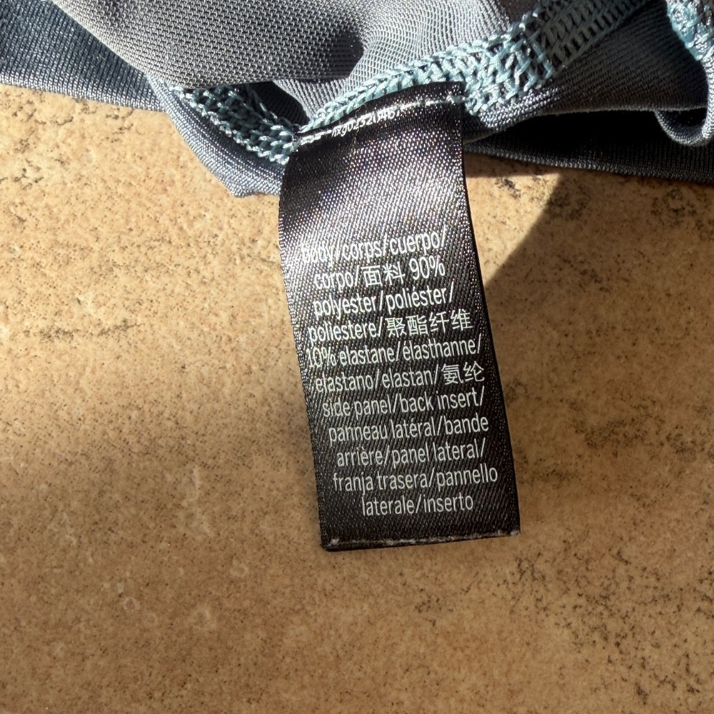 VSX Slate Gray/Blue Athletic Leggings Set with Bra & Tank - Picture 13 of 13